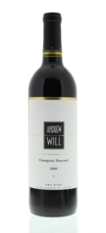 Andrew Will Winery Champoux Red Blend 2009 Front Bottle Shot