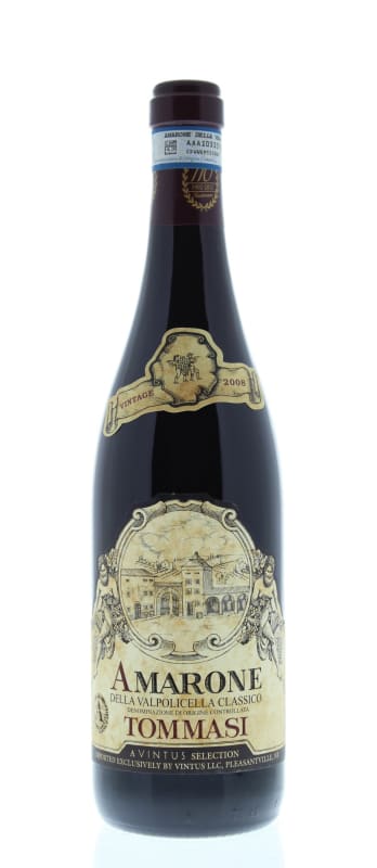 Tommasi Amarone della Valpolicella Classico 2008 Front Bottle Shot
