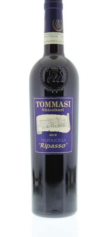 Tommasi Ripasso Valpolicella 2010 Front Bottle Shot