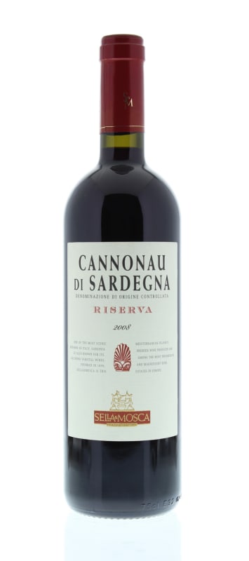 Sella & Mosca Cannonau di Sardegna Riserva 2008 Front Bottle Shot