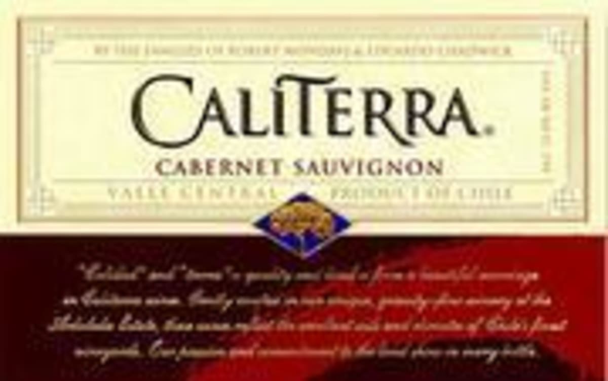 Caliterra Cabernet Sauvignon 1998 Front Label