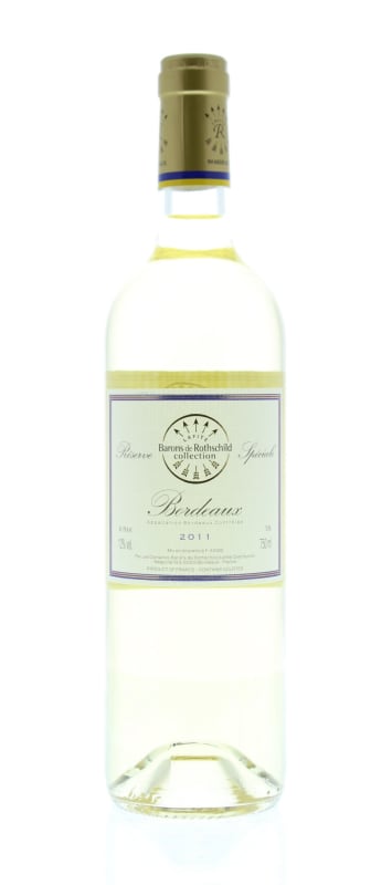 Domaines Barons de Rothschild Reserve Speciale Bordeaux Blanc 2011 Front Bottle Shot