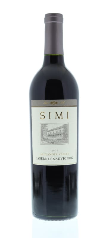 Simi Alexander Valley Cabernet Sauvignon 2009 Front Bottle Shot
