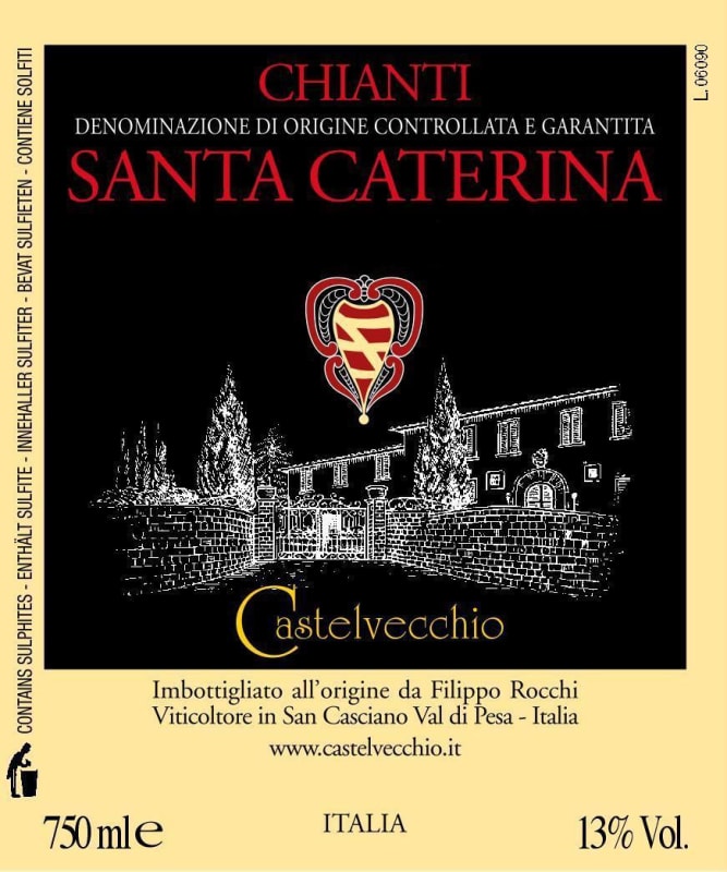 Castelvecchio San Casciano Santa Caterina Chianti 2011 Front Label