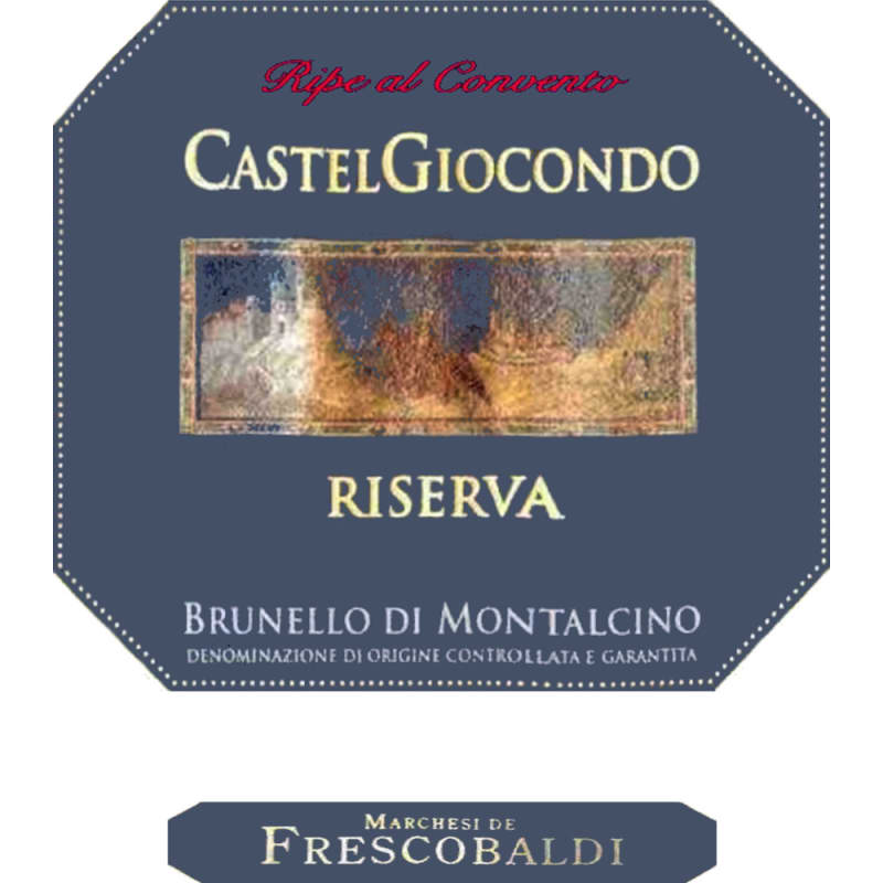 Frescobaldi CastelGiocondo Brunello di Montalcino Riserva 2005 Front Label