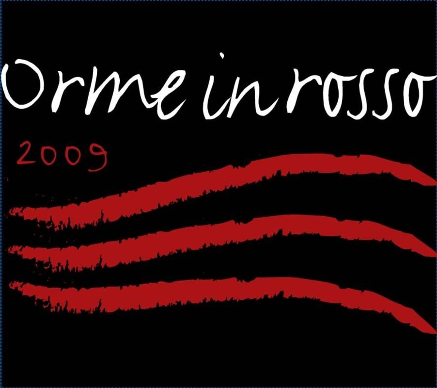 Castelvecchio San Casciano Orme in Rosso Toscano 2009 Front Label
