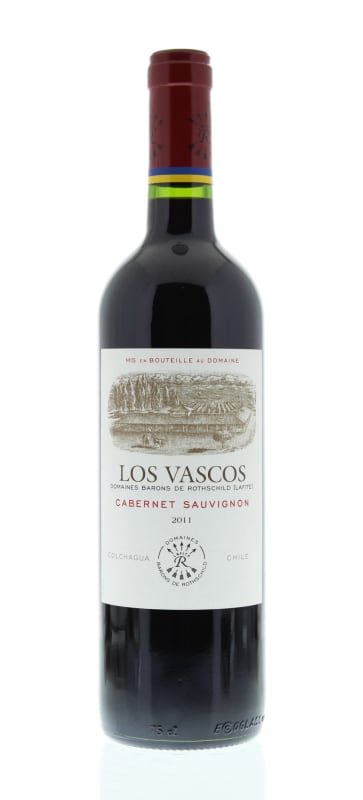 Los Vascos Cabernet Sauvignon 2011 Front Bottle Shot