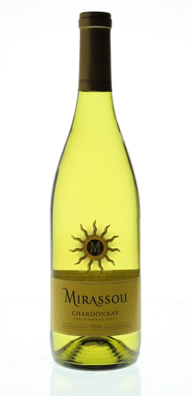 Mirassou Chardonnay 2011 Front Bottle Shot