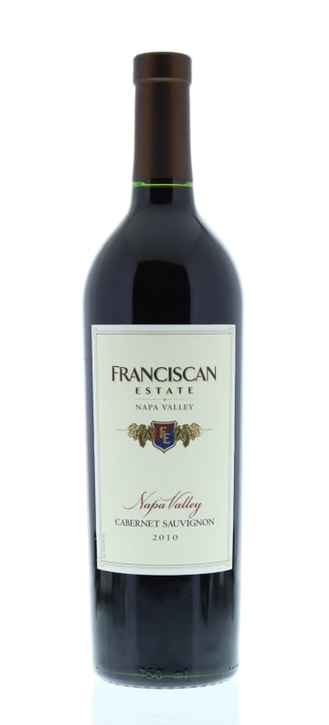 Franciscan Estate Cabernet Sauvignon 2010 Front Bottle Shot