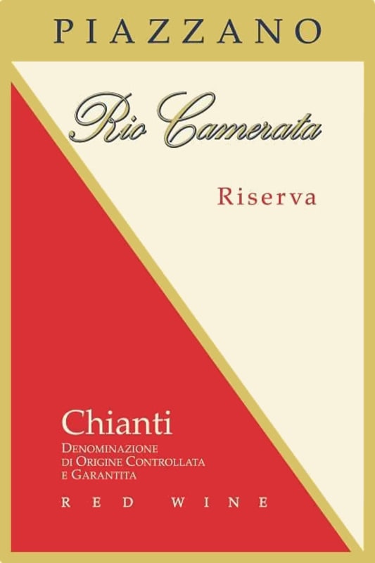 Piazzano Chianti Rio Camerata Riserva 2011 Front Label