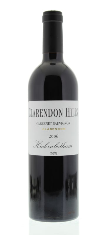 Clarendon Hills Hickinbotham Cabernet Sauvignon 2006 Front Bottle Shot