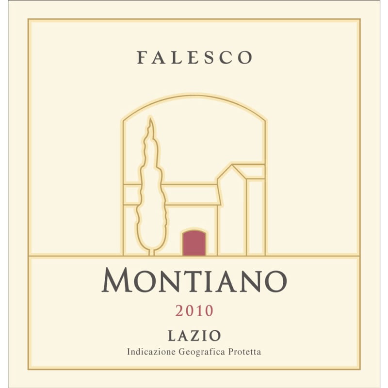 Falesco Montiano 2010 Front Label