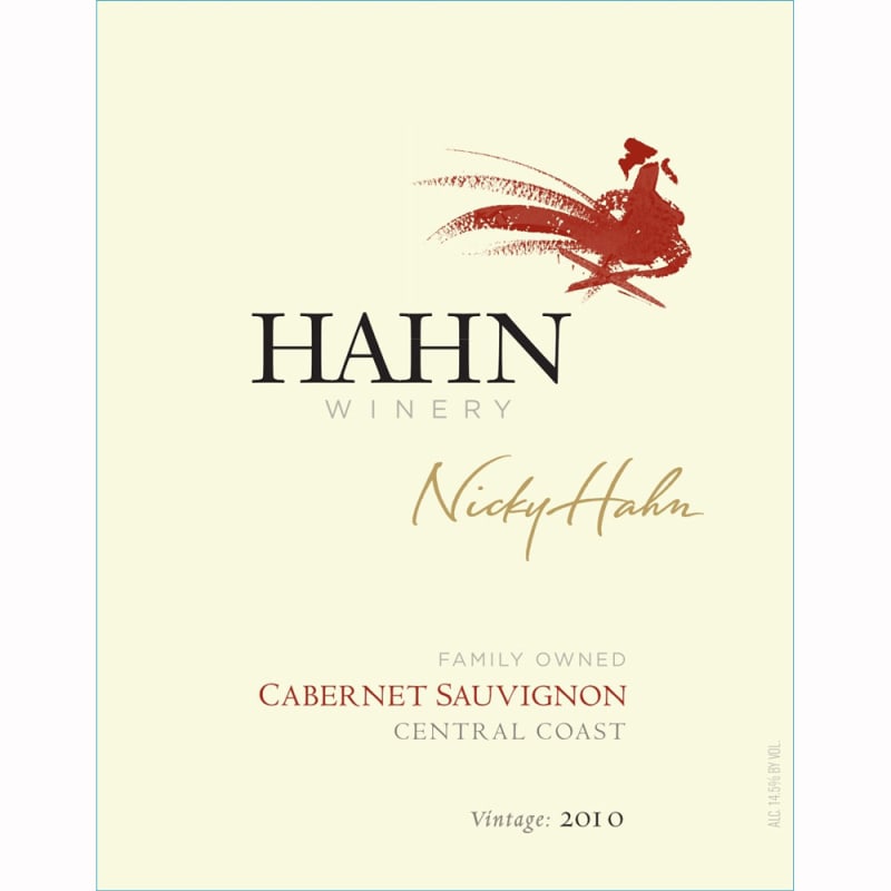 Hahn Founder's Cabernet Sauvignon 2010 Front Label