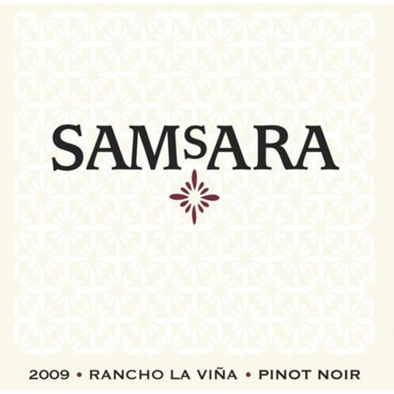 SAMsARA Rancho La Vina Pinot Noir 2009 Front Label