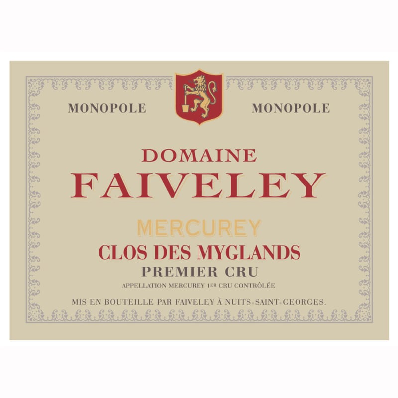 Faiveley Mercurey Clos des Myglands Premier Cru Monopole 2009 Front Label