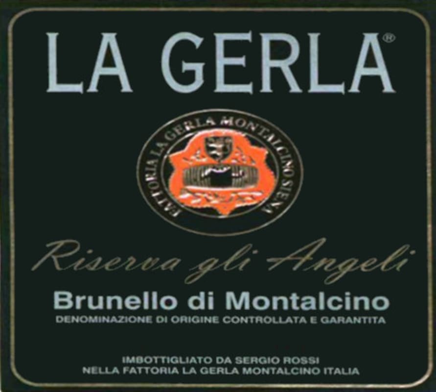 La Gerla Riserva gli Angeli Brunello di Montalcino 2003 Front Label