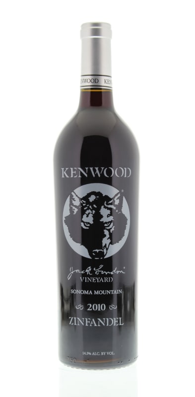 Kenwood Jack London Vineyard Zinfandel 2010 Front Bottle Shot