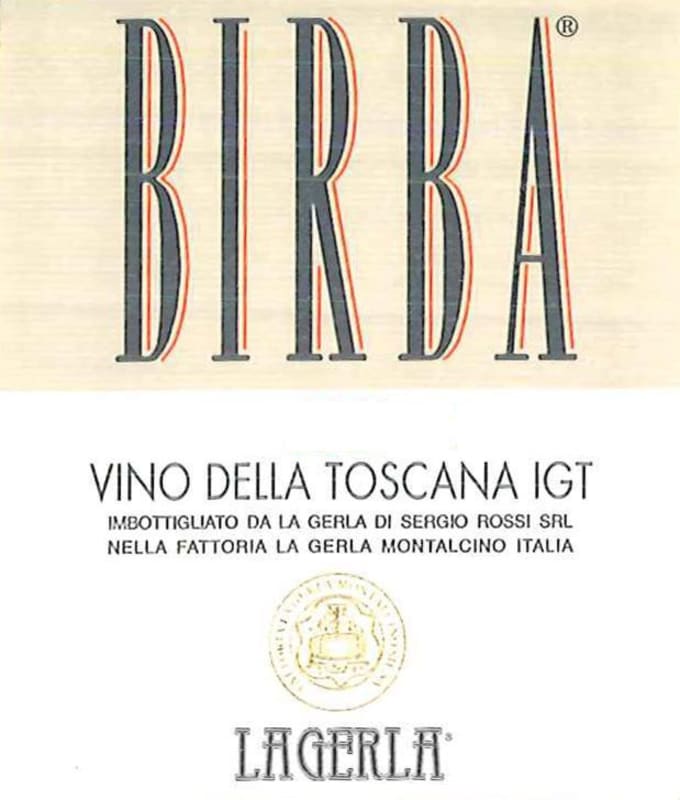 La Gerla Birba Toscana 2012 Front Label