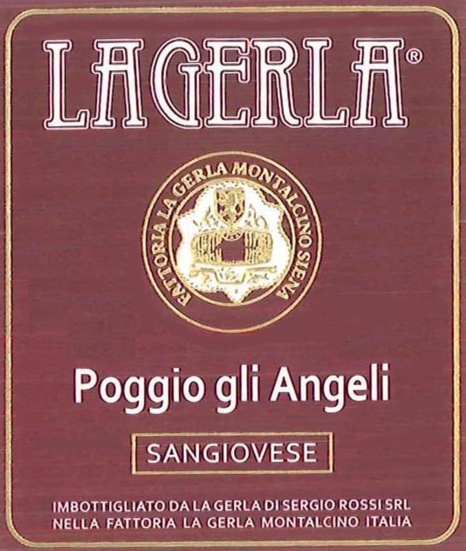 La Gerla Poggio gli Angeli Sangiovese 2014 Front Label