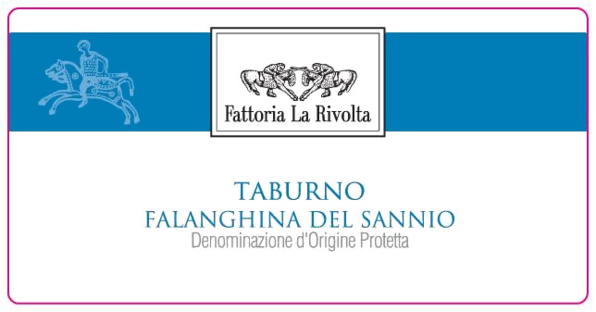 Fattoria La Rivolta Taburno Falanghina del Sannio 2014 Front Label