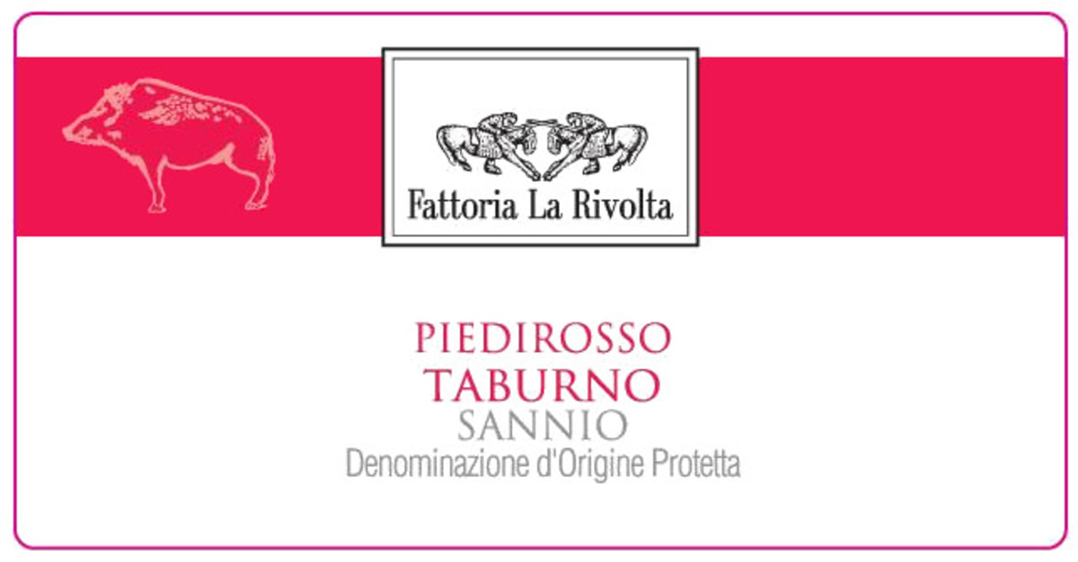 Fattoria La Rivolta Taburno Sannio Piedirosso 2011 Front Label