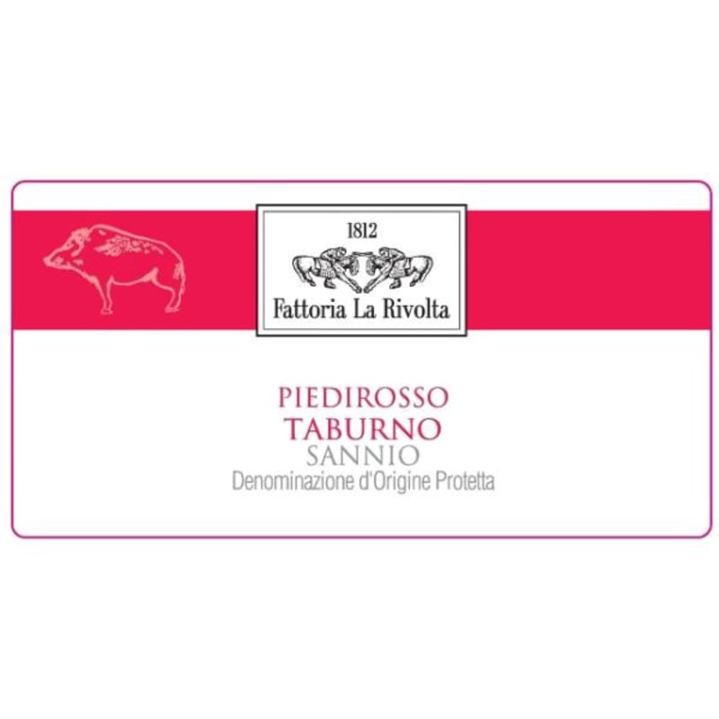 Fattoria La Rivolta Taburno Sannio Piedirosso 2015 Front Label