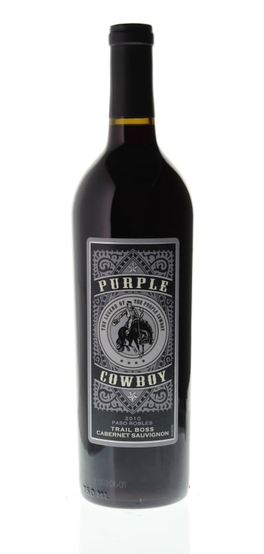 Purple Cowboy Trail Boss Cabernet Sauvignon 2010 Front Bottle Shot