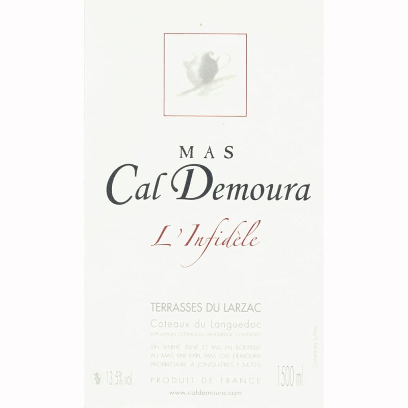 Mas Cal Demoura Terrasses du Larzac L'Infidele 2007 Front Label