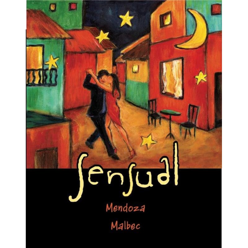 Sensual Malbec 2009 Front Label