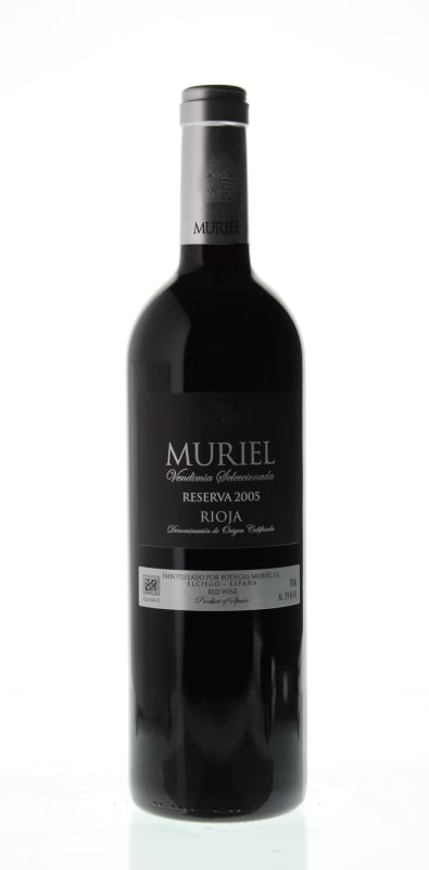 Bodegas Muriel Reserva 2005 Front Bottle Shot