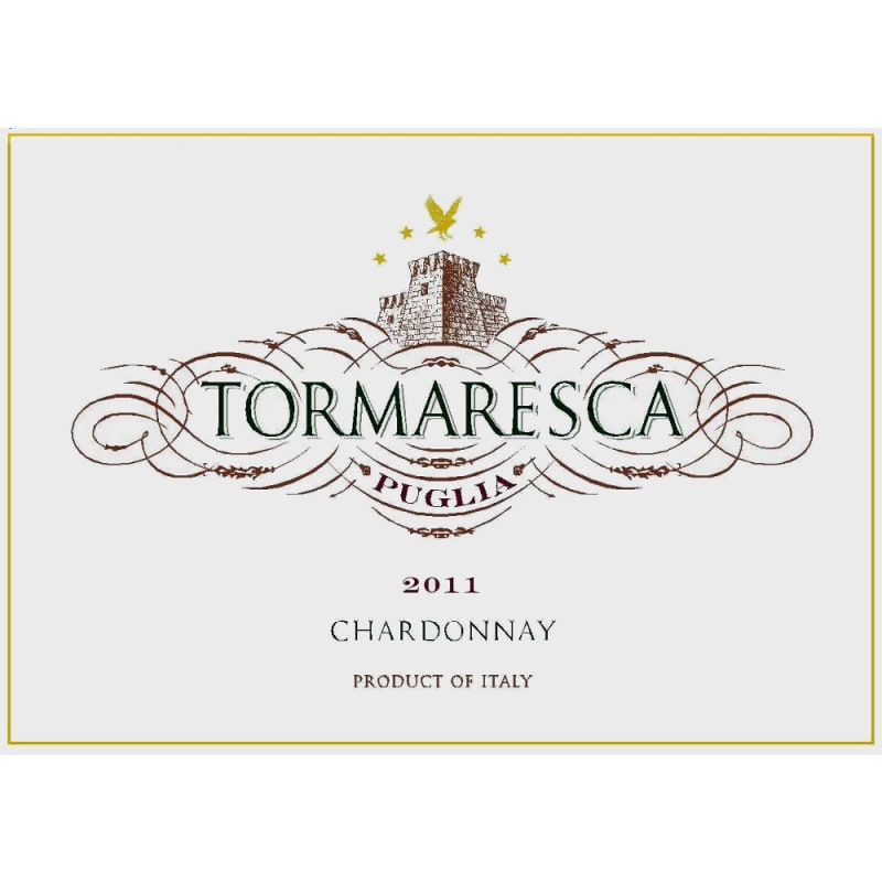 Tormaresca Chardonnay 2011 Front Label
