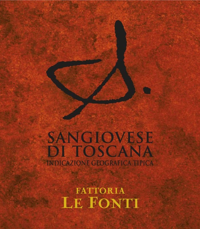 Le Fonti Sangiovese di Toscana 2010 Front Label