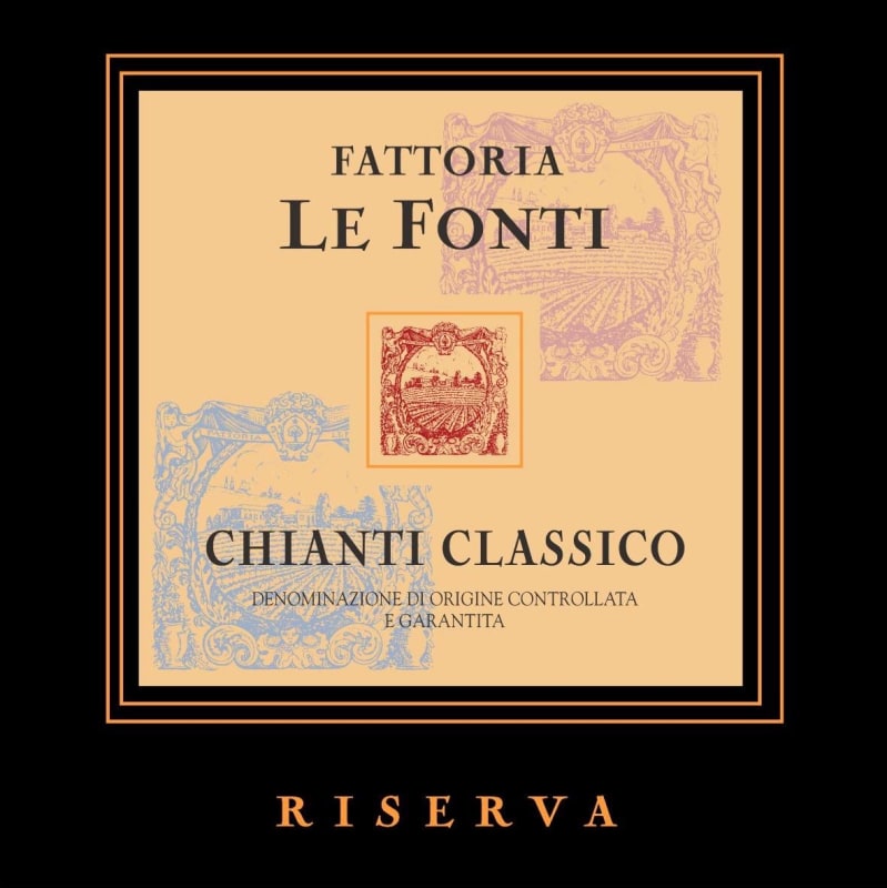 Le Fonti Chianti Classico Riserva 2012 Front Label