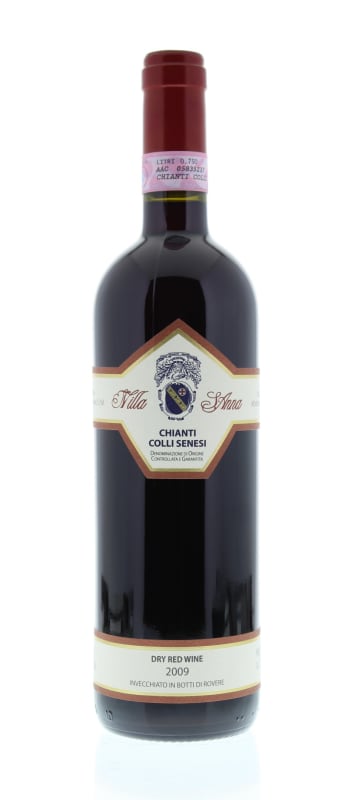 Villa Sant'Anna Chianti Colli Senesi 2009 Front Bottle Shot