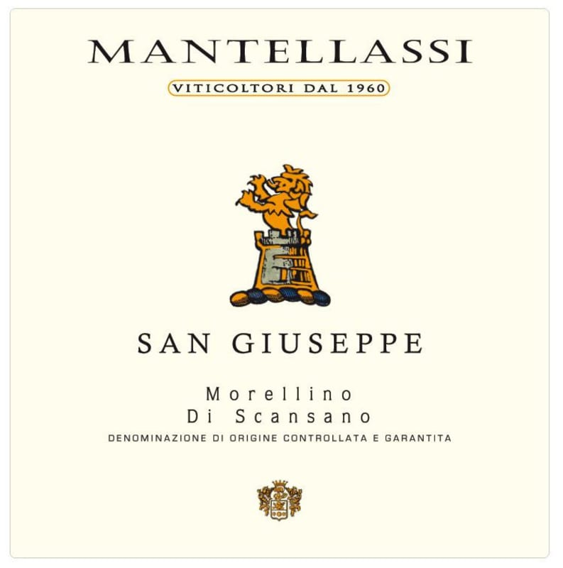 Mantellassi San Giuseppe Morellino di Scansano 2013 Front Label