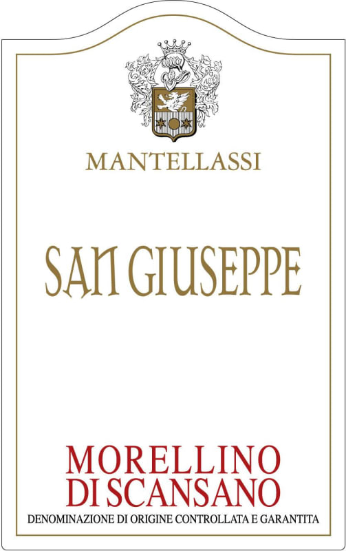 Mantellassi San Giuseppe Morellino di Scansano 2009 Front Label