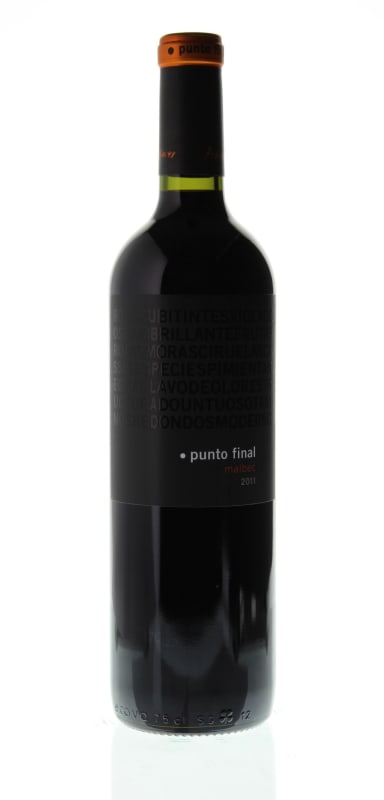 Bodegas Renacer Punto Final Malbec Classico 2011 Front Bottle Shot