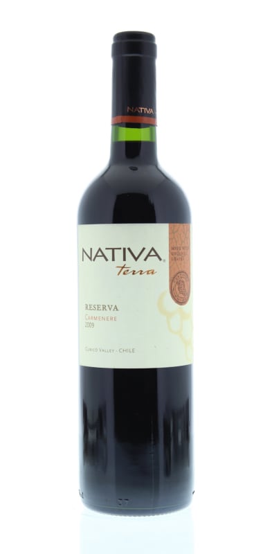 Nativa Reserva Carmenere 2009 Front Bottle Shot