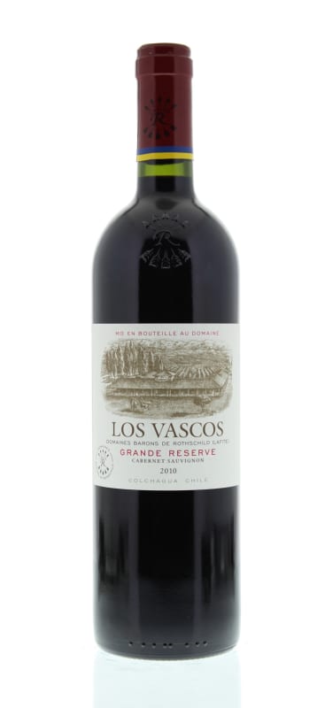 Los Vascos Grande Reserve Cabernet Sauvignon 2010 Front Bottle Shot