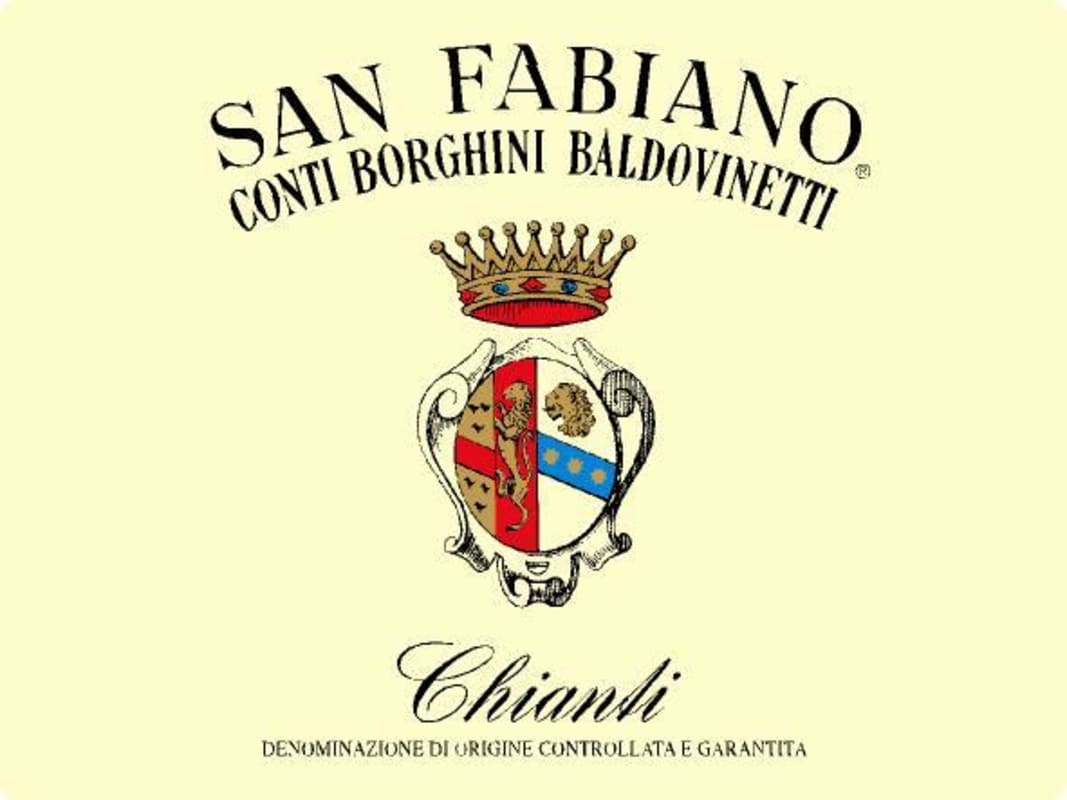 San Fabiano Borghini Baldovinetti Chianti 2007 Front Label