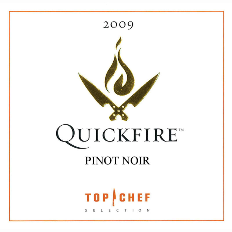Top Chef Quickfire Pinot Noir 2009 Front Label