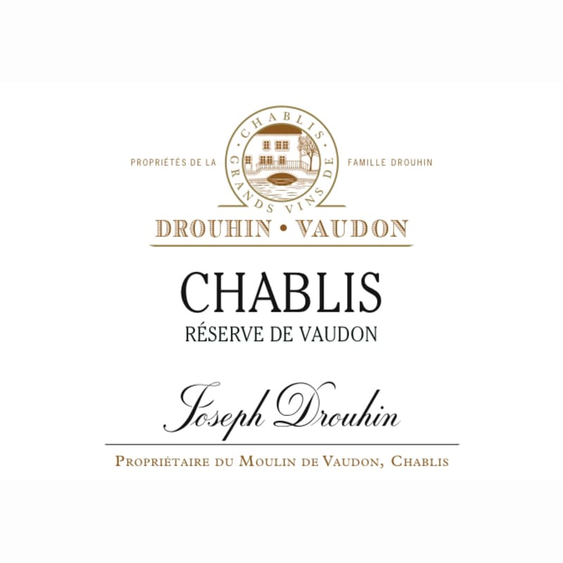 Joseph Drouhin Reserve de Vaudon Chablis 2009 Front Label