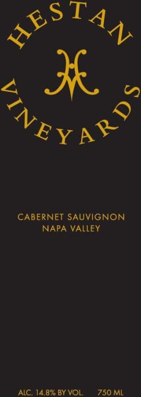 Hestan Vineyards Cabernet Sauvignon 2007 Front Label
