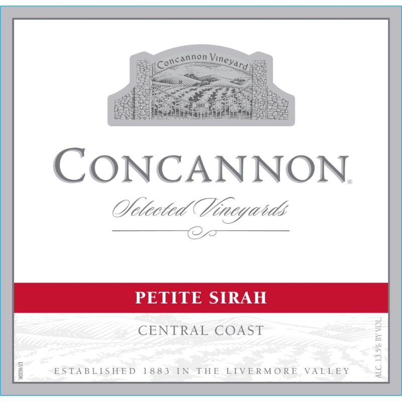 Concannon Selected Vineyards Petite Sirah 2010 Front Label