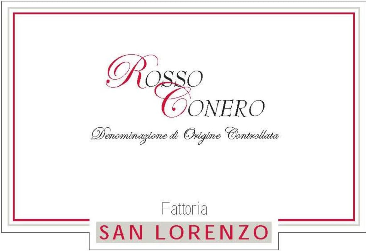 San Lorenzo Rosso Conero 2007 Front Label