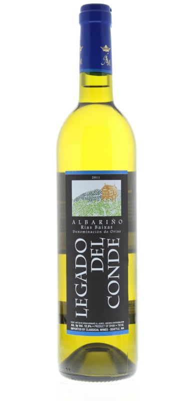 Morgadio Legado del Conde Albarino 2011 Front Bottle Shot