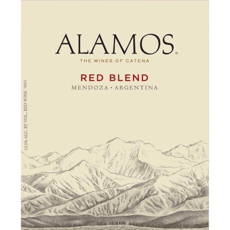 Alamos Red Blend 2011 Front Label