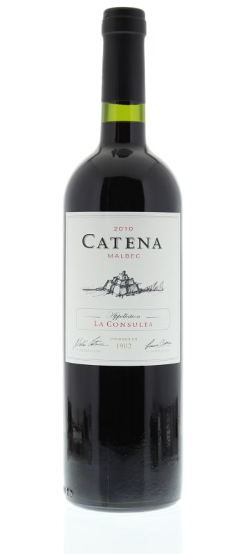 Catena Appellation La Consulta Malbec 2010 Front Bottle Shot