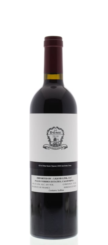 Le Dome 2010 Front Bottle Shot