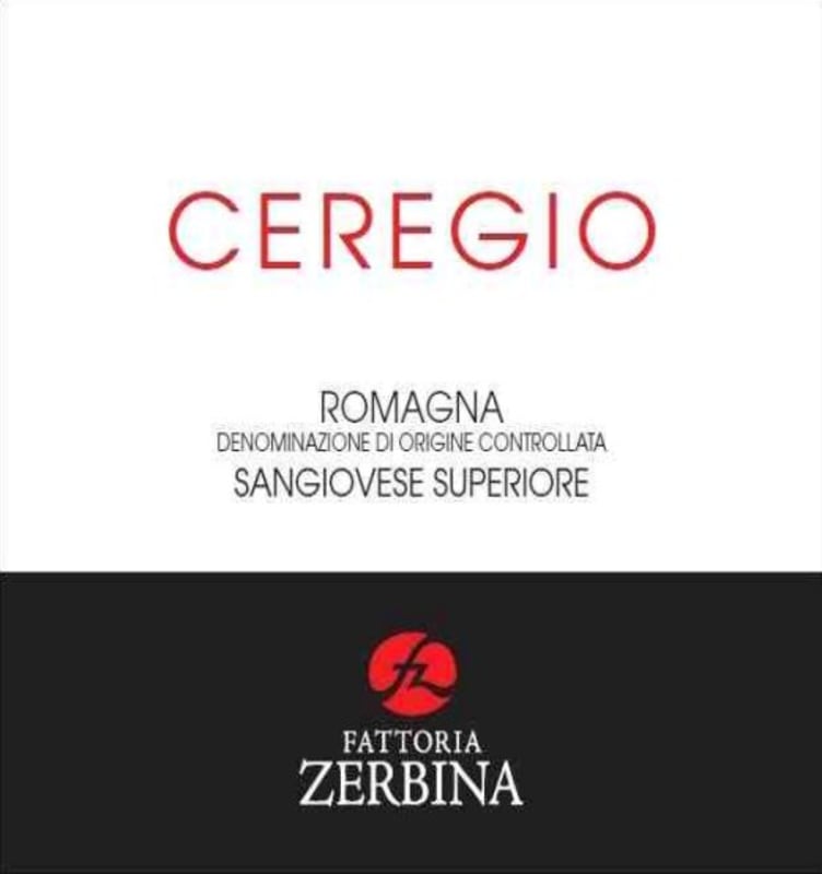 Zerbina Sangiovese di Romagna Superiore Ceregio 2012 Front Label